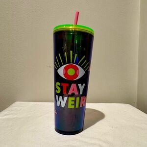 Starbucks Neon Evil Eye "Stay Weird" Tumbler